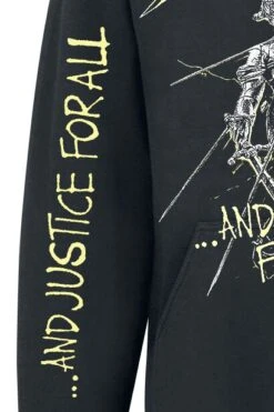 "...And Justice For All" Hooded Sweater Black By Metallica 13 "...And Justice For All" Hooded Sweater Black By Metallica -Men Fashion Clothing Store 369705d3