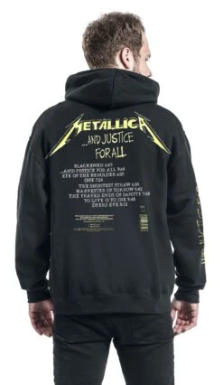 "...And Justice For All" Hooded Sweater Black By Metallica 15 "...And Justice For All" Hooded Sweater Black By Metallica -Men Fashion Clothing Store 369705wb