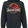 "Distressed Logo" Hooded Sweater Black By Jurassic Park 2 "Distressed Logo" Hooded Sweater Black By Jurassic Park -Men Fashion Clothing Store 370642a