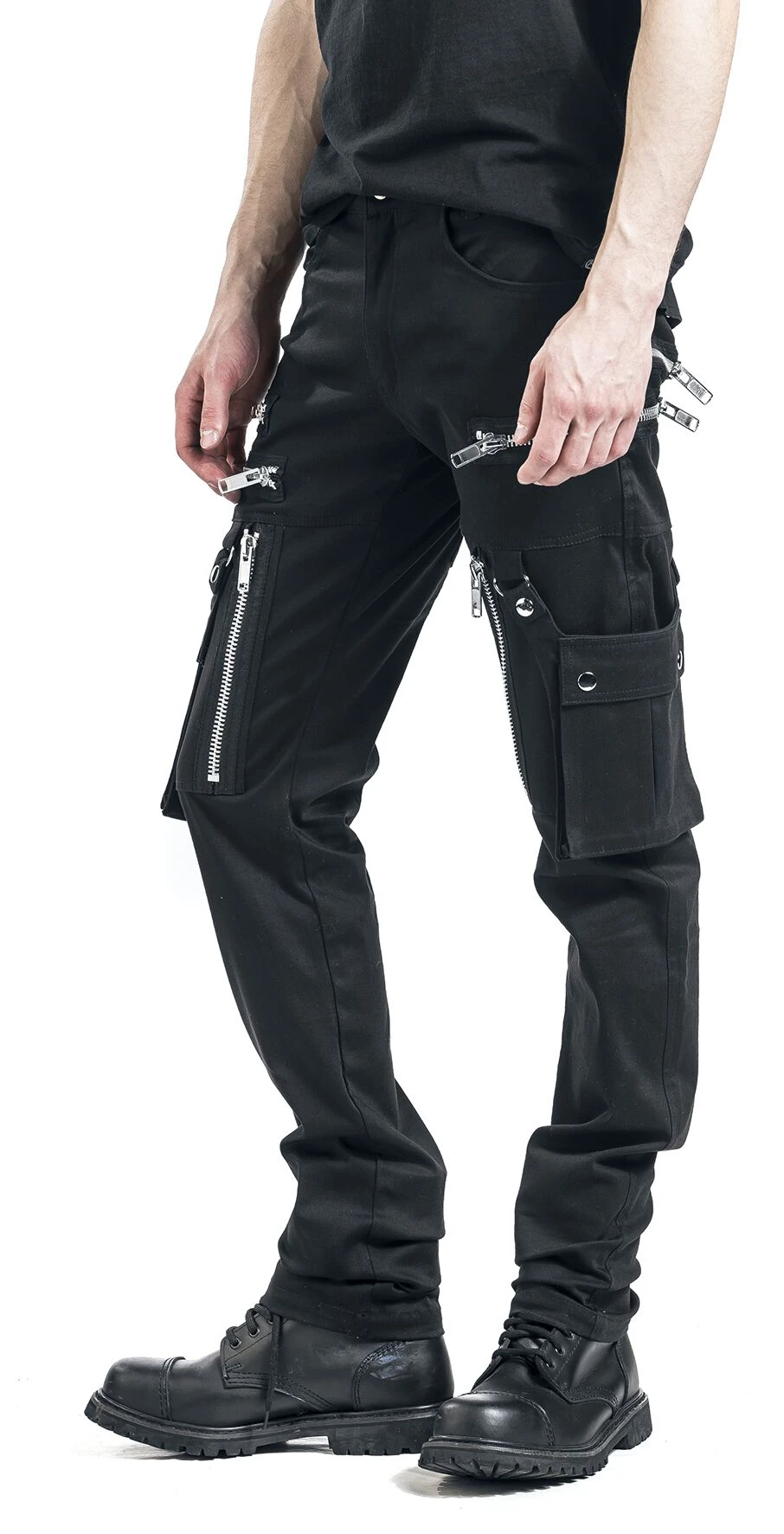 "Andre Pants" Cloth Trousers Black By Vixxsin 9 "Andre Pants" Cloth Trousers Black By Vixxsin - Image 7