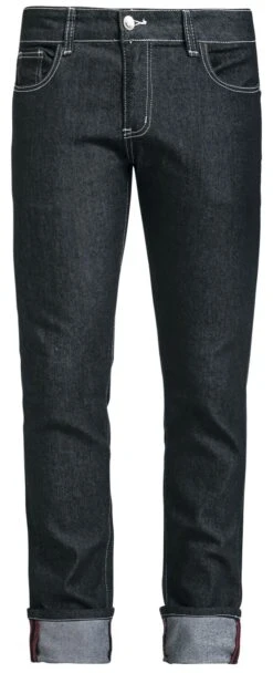 "Rockabilly Slim" Jeans Black By Banned Alternative