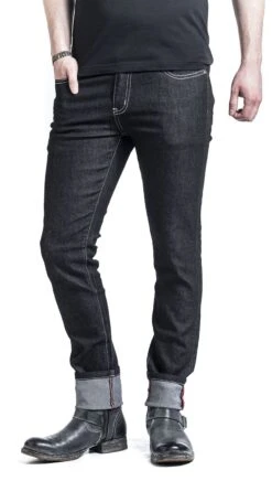 "Rockabilly Slim" Jeans Black By Banned Alternative 15 "Rockabilly Slim" Jeans Black By Banned Alternative -Men Fashion Clothing Store 376761wa