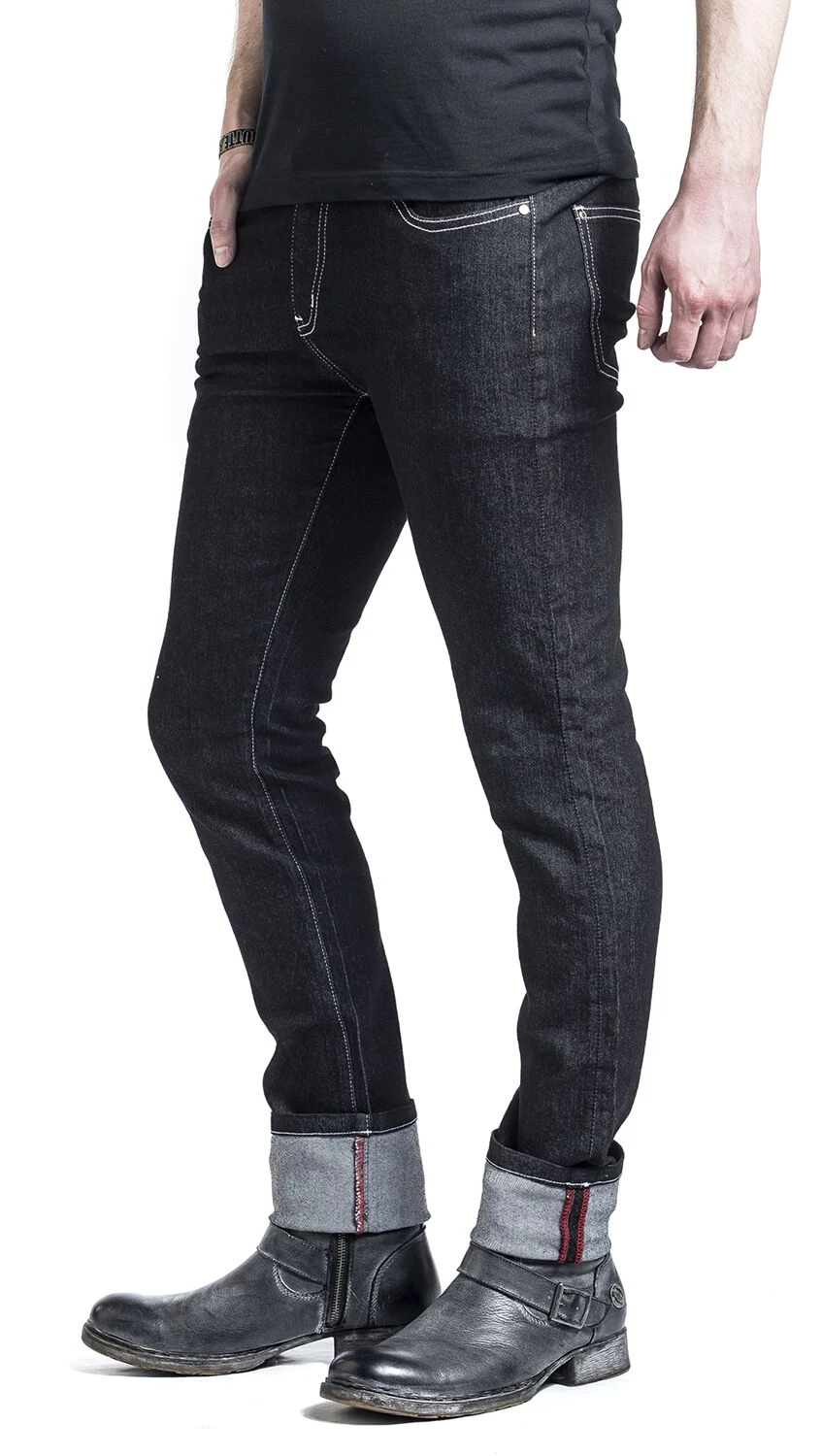 "Rockabilly Slim" Jeans Black By Banned Alternative 9 "Rockabilly Slim" Jeans Black By Banned Alternative - Image 7