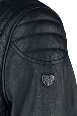 "Colt W18 Lasanv" Leather Jacket Black By Gipsy -Men Fashion Clothing Store 377345d2