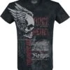 "Heavy Soul" T-Shirt Black By Rock Rebel By EMP -Men Fashion Clothing Store 377456a