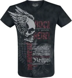 "Heavy Soul" T-Shirt Black By Rock Rebel By EMP