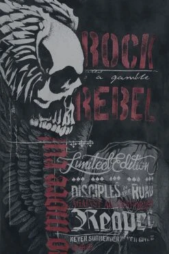 "Heavy Soul" T-Shirt Black By Rock Rebel By EMP -Men Fashion Clothing Store 377456d