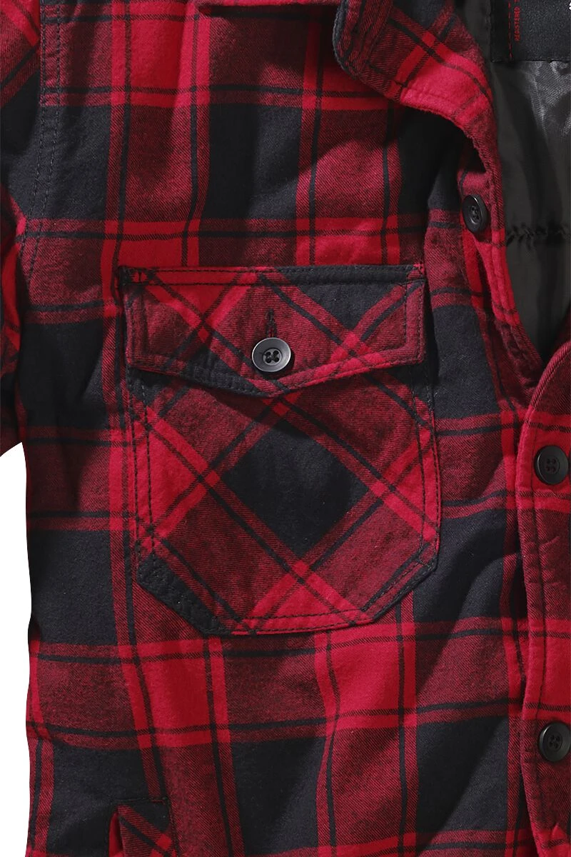 "Lumberjacket" Between-seasons Jacket Black-red By Brandit 4 "Lumberjacket" Between-seasons Jacket Black-red By Brandit - Image 2