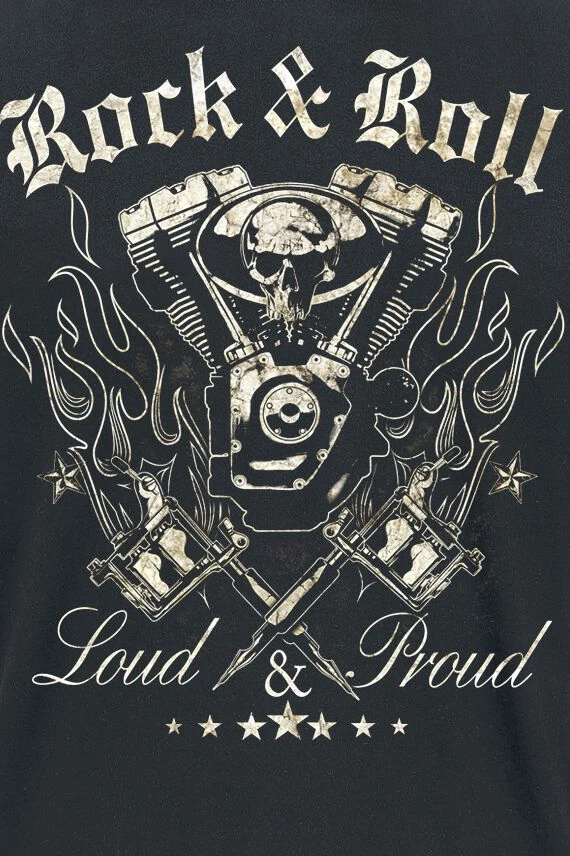 "Loud And Proud" T-Shirt Black 5 "Loud And Proud" T-Shirt Black - Image 3