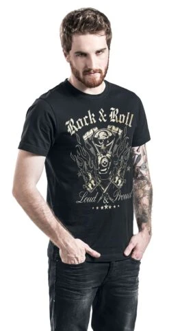 "Loud And Proud" T-Shirt Black 10 "Loud And Proud" T-Shirt Black -Men Fashion Clothing Store 378778wa