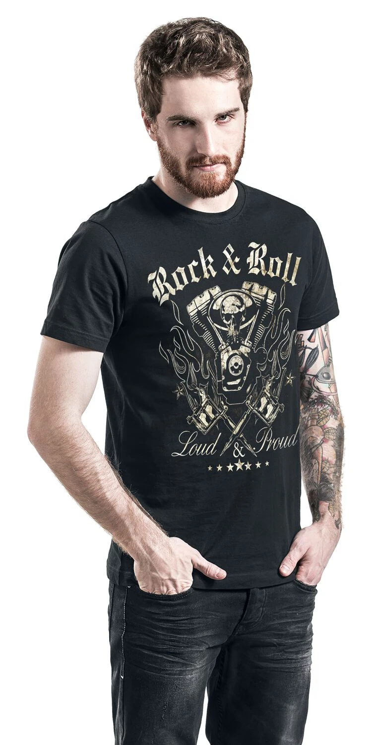 "Loud And Proud" T-Shirt Black 6 "Loud And Proud" T-Shirt Black - Image 4