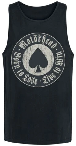 "Born To Lose" Tanktop Black By Motörhead