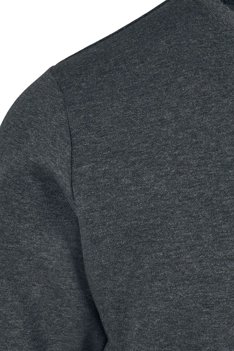 "Basic Terry Crew" Sweatshirt Mottled Dark Grey By Urban Classics 5 "Basic Terry Crew" Sweatshirt Mottled Dark Grey By Urban Classics - Image 3