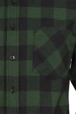 "Checked Flannel Shirt" Flanel Shirt Black/dark Green By Urban Classics 9 "Checked Flannel Shirt" Flanel Shirt Black/dark Green By Urban Classics -Men Fashion Clothing Store 379498d