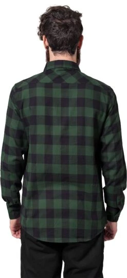 "Checked Flannel Shirt" Flanel Shirt Black/dark Green By Urban Classics 11 "Checked Flannel Shirt" Flanel Shirt Black/dark Green By Urban Classics -Men Fashion Clothing Store 379498wb