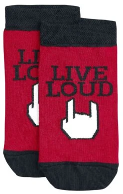 "Logo" Socks Black-red-white By EMP Basic Collection -Men Fashion Clothing Store 380803d