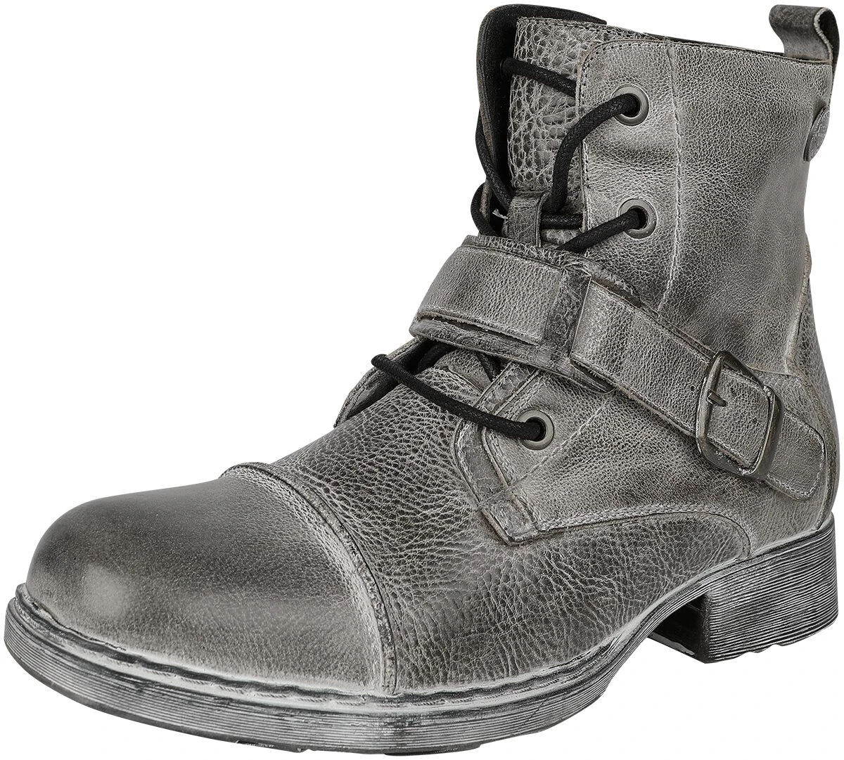 "Last Man Standing" Boot Grey By Rock Rebel By EMP 3 "Last Man Standing" Boot Grey By Rock Rebel By EMP