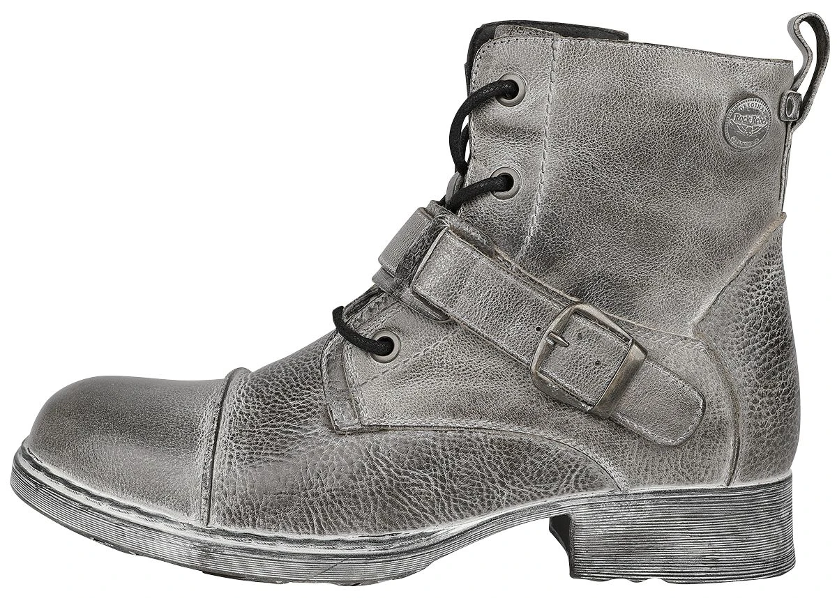 "Last Man Standing" Boot Grey By Rock Rebel By EMP 6 "Last Man Standing" Boot Grey By Rock Rebel By EMP - Image 4