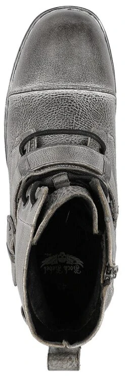 "Last Man Standing" Boot Grey By Rock Rebel By EMP 14 "Last Man Standing" Boot Grey By Rock Rebel By EMP -Men Fashion Clothing Store 382820a5