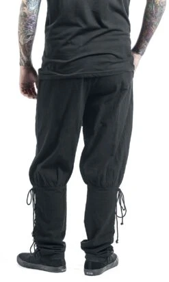 "Irwin Medieval Trousers" Trousers Black By Banned Alternative -Men Fashion Clothing Store 385799wb