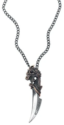 "Einardolk" Necklace Silver-coloured By Alchemy Gothic