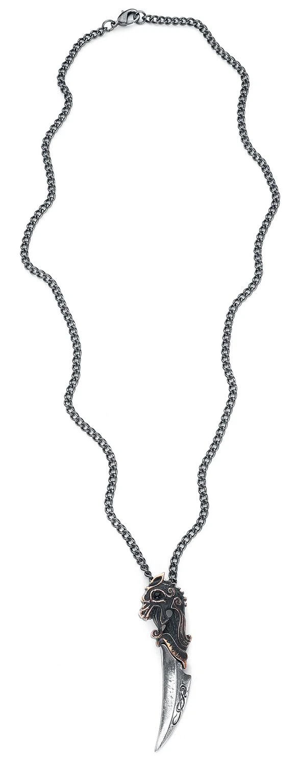 "Einardolk" Necklace Silver-coloured By Alchemy Gothic 4 "Einardolk" Necklace Silver-coloured By Alchemy Gothic - Image 2