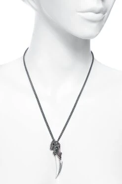 "Einardolk" Necklace Silver-coloured By Alchemy Gothic 9 "Einardolk" Necklace Silver-coloured By Alchemy Gothic -Men Fashion Clothing Store 385836c