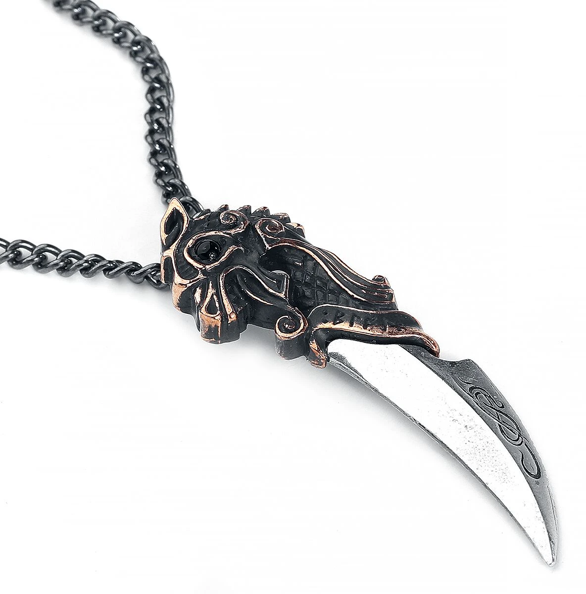 "Einardolk" Necklace Silver-coloured By Alchemy Gothic 7 "Einardolk" Necklace Silver-coloured By Alchemy Gothic - Image 5