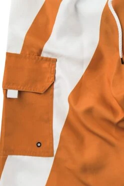 "Reise, Reise" Swim Shorts Orange-white By Rammstein -Men Fashion Clothing Store 387011d