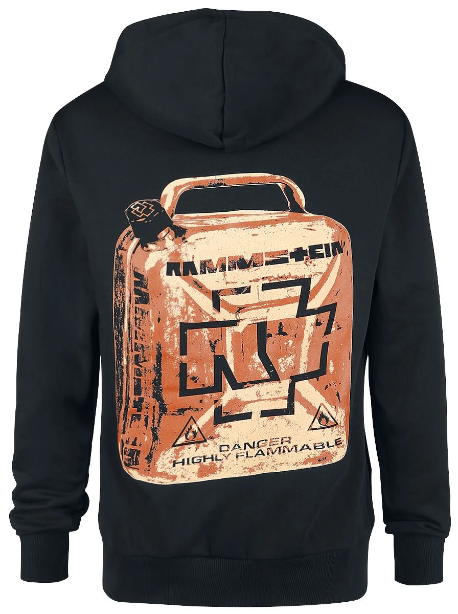 "Benzin" Hooded Zip Black By Rammstein 4 "Benzin" Hooded Zip Black By Rammstein - Image 2