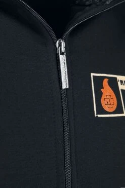 "Benzin" Hooded Zip Black By Rammstein 11 "Benzin" Hooded Zip Black By Rammstein -Men Fashion Clothing Store 388245d