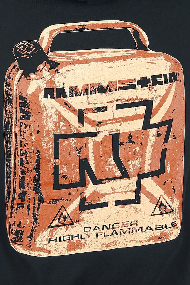 "Benzin" Hooded Zip Black By Rammstein 7 "Benzin" Hooded Zip Black By Rammstein - Image 5