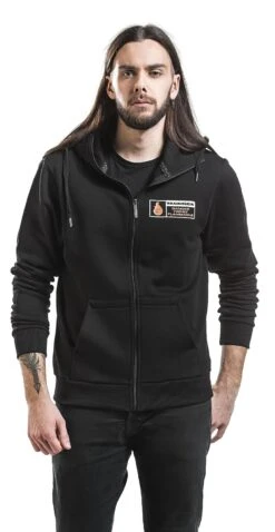 "Benzin" Hooded Zip Black By Rammstein 14 "Benzin" Hooded Zip Black By Rammstein -Men Fashion Clothing Store 388245wa
