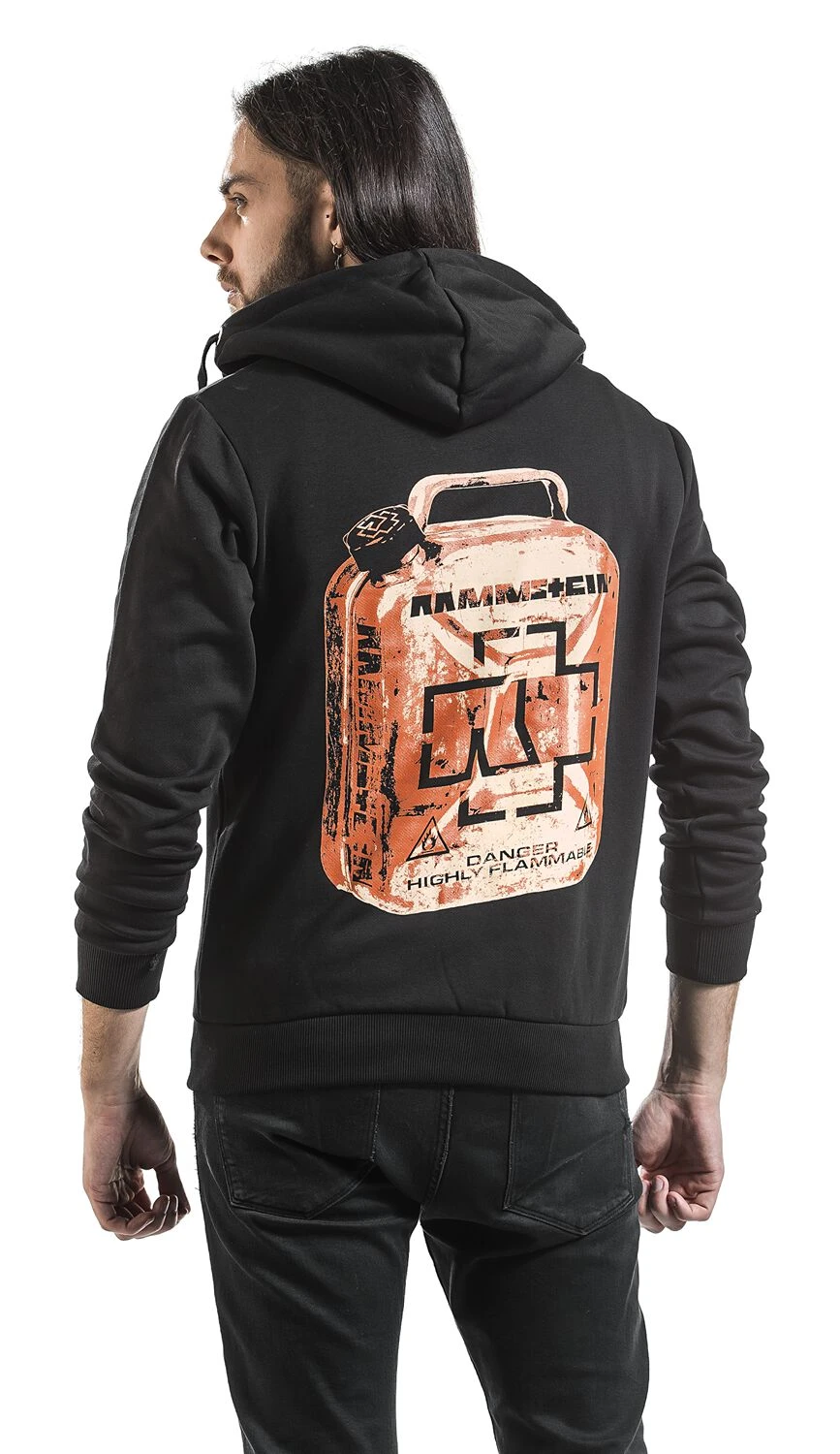 "Benzin" Hooded Zip Black By Rammstein 9 "Benzin" Hooded Zip Black By Rammstein - Image 7