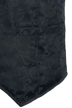 "Brocade Vest" Vest Black By Altana Industries -Men Fashion Clothing Store 390284d2