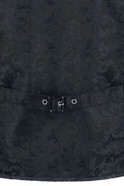 "Brocade Vest" Vest Black By Altana Industries -Men Fashion Clothing Store 390284d3