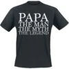"Papa - The Man" T-Shirt Black By Family & Friends