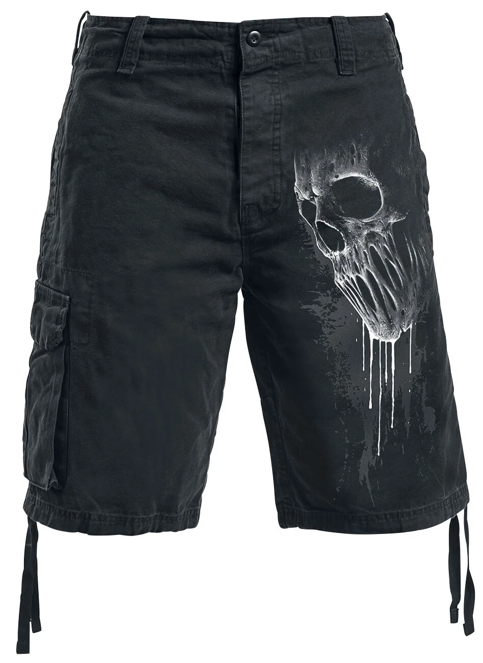 "Bat Curse" Shorts Black By Spiral 3 "Bat Curse" Shorts Black By Spiral