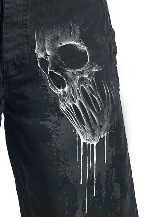 "Bat Curse" Shorts Black By Spiral 5 "Bat Curse" Shorts Black By Spiral - Image 3