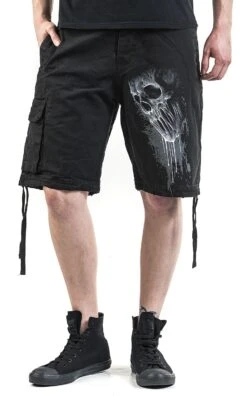 "Bat Curse" Shorts Black By Spiral 13 "Bat Curse" Shorts Black By Spiral -Men Fashion Clothing Store 396034wa
