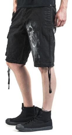 "Bat Curse" Shorts Black By Spiral 14 "Bat Curse" Shorts Black By Spiral -Men Fashion Clothing Store 396034wa2