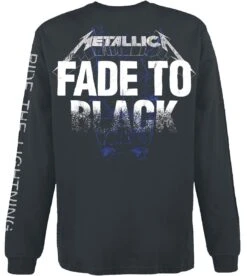 "Fade" Long-sleeve Shirt Black By Metallica -Men Fashion Clothing Store 398102b