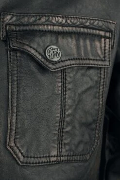 "Randall NSLROV" Leather Jacket Black By Gipsy 10 "Randall NSLROV" Leather Jacket Black By Gipsy -Men Fashion Clothing Store 398226d