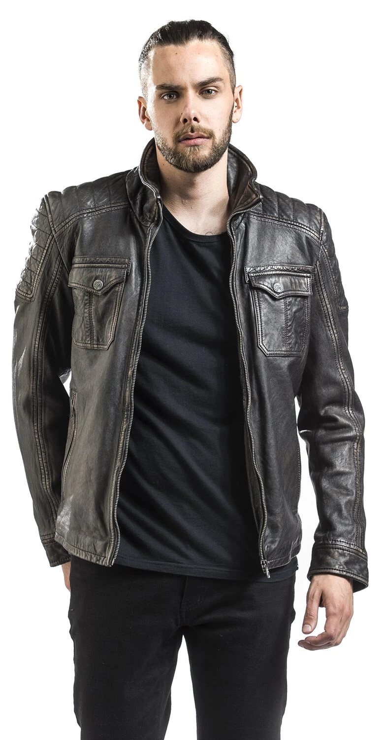 "Randall NSLROV" Leather Jacket Black By Gipsy 7 "Randall NSLROV" Leather Jacket Black By Gipsy - Image 5