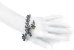 "Dragon's Lure" Bracelet Silver-coloured By Alchemy Gothic -Men Fashion Clothing Store 442546c