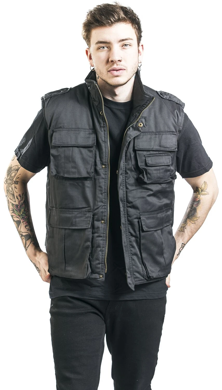 "Ranger Vest" Vest Black By Brandit 5 "Ranger Vest" Vest Black By Brandit - Image 3