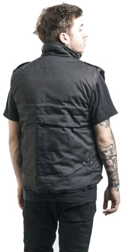 "Ranger Vest" Vest Black By Brandit 9 "Ranger Vest" Vest Black By Brandit -Men Fashion Clothing Store 443081wb