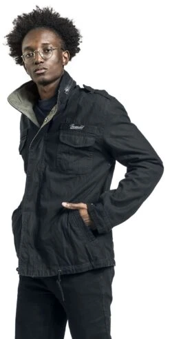 "Twister" Between-seasons Jacket Black-olive By Brandit -Men Fashion Clothing Store 443089wa2