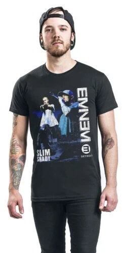 "Detroit" T-Shirt Black By Eminem -Men Fashion Clothing Store 443459wa