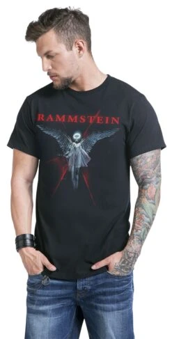 "Du-Ich-Wir-Ihr" T-Shirt Black By Rammstein -Men Fashion Clothing Store 443804wa